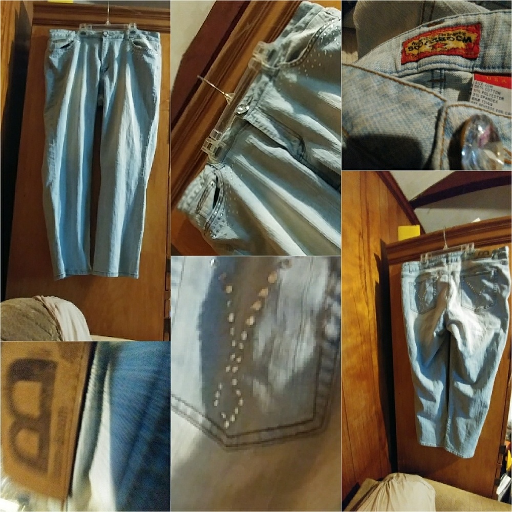 ❤Women's Jean Capris Boom Boom